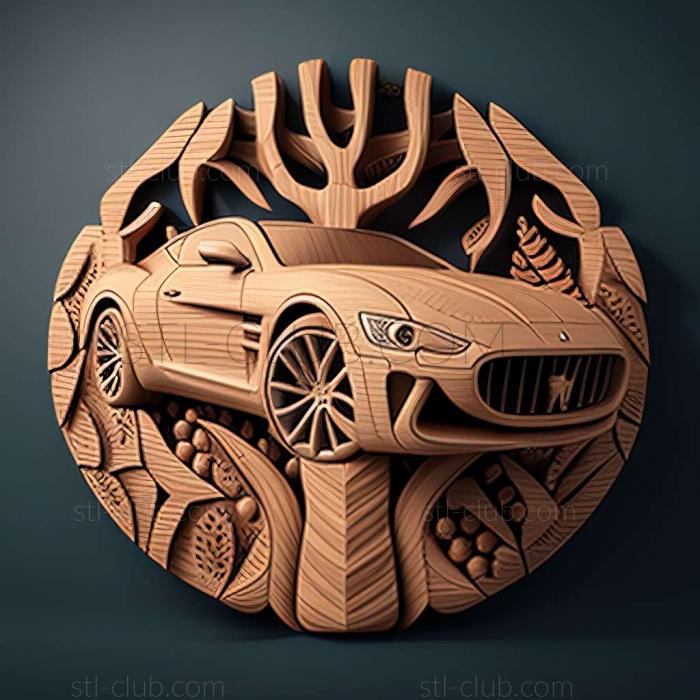 3D мадэль Maserati GranTurismo (STL)